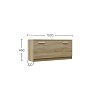 Παπουτσοθήκη Reno Σονόμα 100x32x46cm GR-RENOSHOE
