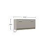 Παπουτσοθήκη Reno Cashmere 100x32x46cm GR-RENOSHOE-2