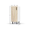 Modest Κάτω Ντουλάπι Σονόμα 30x48x82cm L3082M01
