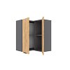 Craft Πάνω Ντουλάπι Γωνιακό Χρυσό Δρυς 60-60x32x72cm WG6072C04