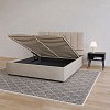 Κρεβάτι Unona Μπεζ 160x200cm GR-UNON16-M01