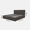 Κρεβάτι Sora Γκρι 160x200cm GR-SORA16-S97