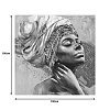 Πίνακας σε καμβά Africana 3D Inart 100x3x100εκ 296-000047