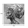 Πίνακας σε καμβά Africana I 3D Inart 100x3x100εκ 296-000048