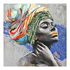 Πίνακας σε καμβά Africana 3D Inart 100x3x100εκ 296-000047