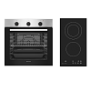 Σετ SILIFO SF6850BOI & SF6802HDV3 Φούρνος 83lt & Κεραμική Εστία Domino 90142