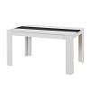 ΤΡΑΠΕΖΙ DOMUS WHITE/BLACK-GREY WOOD 135x80.5x74.5 ΦΦ4 11006549