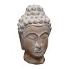 Επιτραπέζιο διακοσμητικό βούδας Rolia Inart γκρι terracotta 16x16x28εκ 312-000014