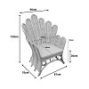 Πολυθρόνα Fragia Inart με μπεζ μαξιλάρι-φυσικό rattan 85x96x120εκ 314-000004