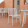 Καρέκλα Zoi pakoworld pp σε λευκή απόχρωση 49x58x80εκ 326-000001