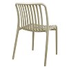 Καρέκλα Zoi pakoworld pp σε απόχρωση cappucino 49x58x80εκ 326-000003