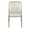 Καρέκλα Zoi pakoworld pp σε απόχρωση cappucino 49x58x80εκ 326-000003