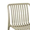Καρέκλα Zoi pakoworld pp σε απόχρωση cappucino 49x58x80εκ 326-000003