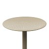 Τραπέζι Merkon pakoworld διάτρητο cappuccino PP Φ60x75εκ 326-000022