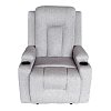 Πολυθρόνα relax Gessel pakoworld ύφασμα σε γκρι-μπεζ 80x90x98εκ 331-000008