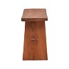 Σκαμπό Shogun pakoworld teak ξύλο σε φυσική απόχρωση 46x28x46εκ 338-000017