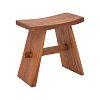 Σκαμπό Shogun pakoworld teak ξύλο σε φυσική απόχρωση 46x28x46εκ 338-000017