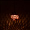 Φωτιστικό οροφής Fiorine Inart abaca σε φυσικό χρώμα Φ35x45εκ 339-000019