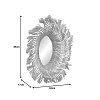 Καθρέπτης Tolle Inart abaca σε φυσικό χρώμα 65x85x17εκ 339-000033