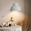Φωτιστικό οροφής led Jenila pakoworld E27 ps λευκό Φ59x40εκ 342-000098