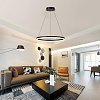 Φωτιστικό οροφής Nebrian pakoworld led μέταλλο μαύρο Φ60x15εκ 342-000105