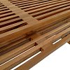 Τραπέζι Tinnie pakoworld σετ 2τεμ teak ξύλο σε φυσική απόχρωση 343-000027