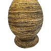 Διακοσμητικό βάζο Strail Inart banana rope σε φυσική απόχρωση Φ40x100εκ 343-000096