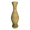 Βάζο Virnia Inart pe rattan σε φυσική απόχρωση Φ40x70εκ 343-000108