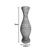 Βάζο Virnia Inart pe rattan σε φυσική απόχρωση Φ40x70εκ 343-000108