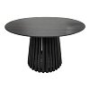 Τραπέζι Kenda I pakoworld mindi ξύλο μαύρο Φ120x75εκ 343-000123