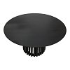 Τραπέζι Kenda I pakoworld mindi ξύλο μαύρο Φ120x75εκ 343-000123