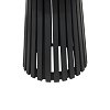 Τραπέζι Kenda I pakoworld mindi ξύλο μαύρο Φ120x75εκ 343-000123