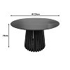 Τραπέζι Kenda I pakoworld mindi ξύλο μαύρο Φ120x75εκ 343-000123