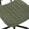 Καρέκλα γραφείου Warra pakoworld ύφασμα λαδί 50x52x76-86εκ 360-000025
