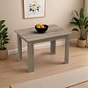 Τραπέζι Manka pakoworld σε sonoma truffle απόχρωση 110x80x77εκ 361-000003