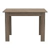 Τραπέζι Manka pakoworld σε sonoma truffle απόχρωση 110x80x77εκ 361-000003