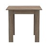 Τραπέζι Manka I pakoworld σε sonoma truffle απόχρωση 80x80x77εκ 361-000007
