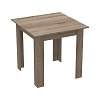 Τραπέζι Manka I pakoworld σε sonoma truffle απόχρωση 80x80x77εκ 361-000007