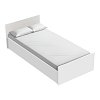 Κρεβάτι Toscana pakoworld σε λευκή απόχρωση 90x200εκ 361-000024