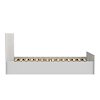 Κρεβάτι διπλό Toscana pakoworld σε λευκή απόχρωση 160x200εκ 361-000025