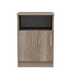 Κομοδίνο Galdi pakoworld σε sonoma truffle απόχρωση 40x45x60εκ 361-000034