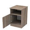 Κομοδίνο Galdi pakoworld σε sonoma truffle απόχρωση 40x45x60εκ 361-000034