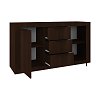Μπουφές Doha pakoworld σε wenge απόχρωση 150x45x80.5εκ 361-000101