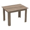 Τραπέζι Manka pakoworld σε sonoma truffle απόχρωση 110x80x77εκ 361-000003