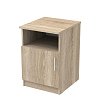 Κομοδίνο Galdi pakoworld σε sonoma απόχρωση 40x45x60εκ 361-000033