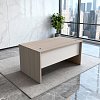 Γραφείο εργασίας Armadi pakoworld sonoma-λευκό 180x75x75εκ 367-000020