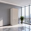 Ντουλάπα γραφείου Armadi pakoworld sonoma-λευκό 80x40x200εκ 367-000021