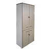 Ντουλάπα γραφείου Armadi pakoworld sonoma-λευκό 80x40x200εκ 367-000021