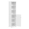 Ντουλάπι-στήλη Desilia pakoworld mdf λευκό 37x30x160εκ 370-000031
