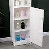 Ντουλάπι-στήλη Desilia pakoworld mdf λευκό 37x30x160εκ 370-000031